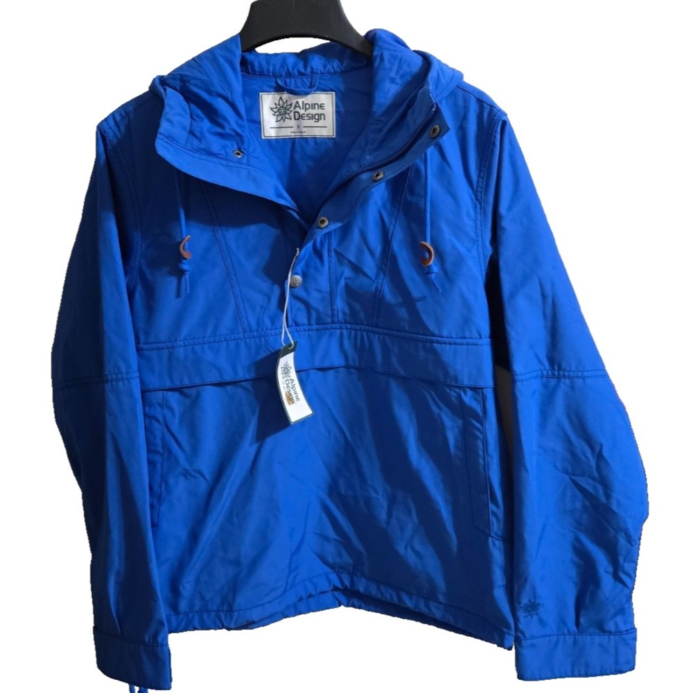 Alpine Design Men's 1962 Anorak Men's‎ Small Blue Infusion